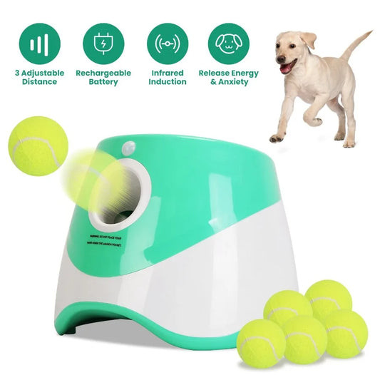 Hign-concerned Automatic Dog Ball Launcher With Adjustable Launch Distance Package